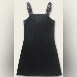 Plus Size Double Pocket Strap Dress